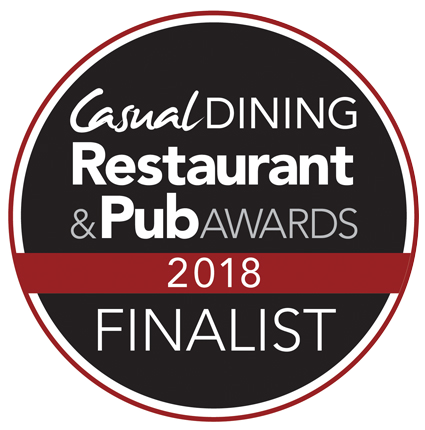 Casual Dining Restaurant & Pub awards finalist 2018